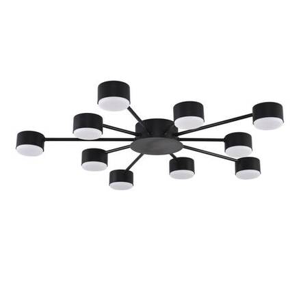 8344/10C COMFI LN26 251 черный, металл Люстра GX53 LED 10*7W 220V TORINA