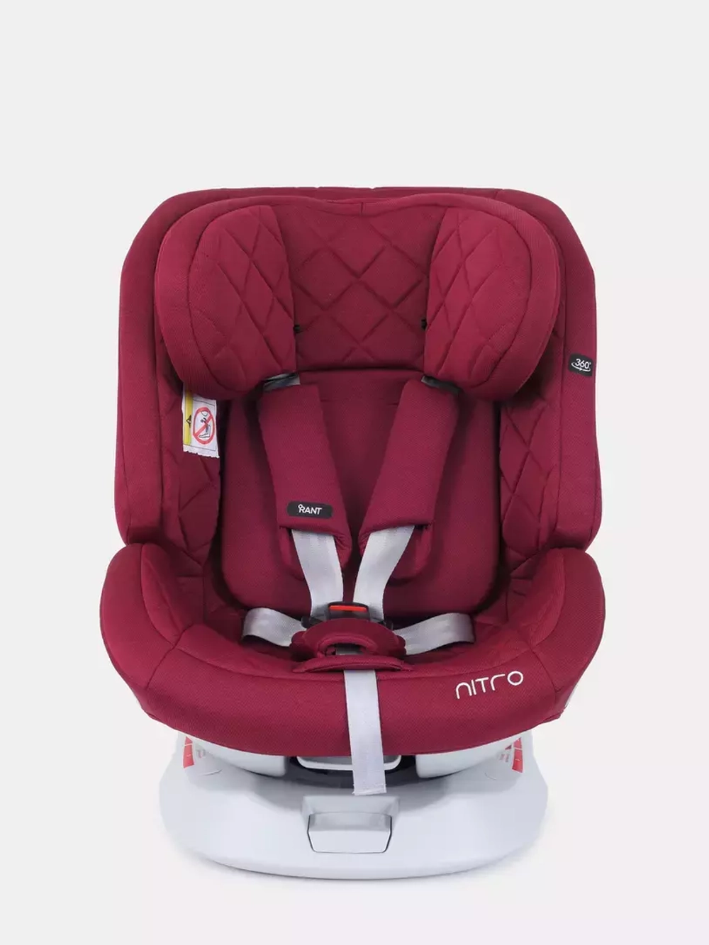 Автокресло Rant Nitro isofix 0/1/2/3 (0-36кг) Red