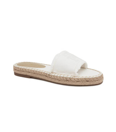 Босоножки ECRU DENIM FLAT SANDAL Tommy Hilfiger - белый(FW0FW07103)
