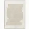 Постер Purity geometric 120х90 см, бежевый, белый