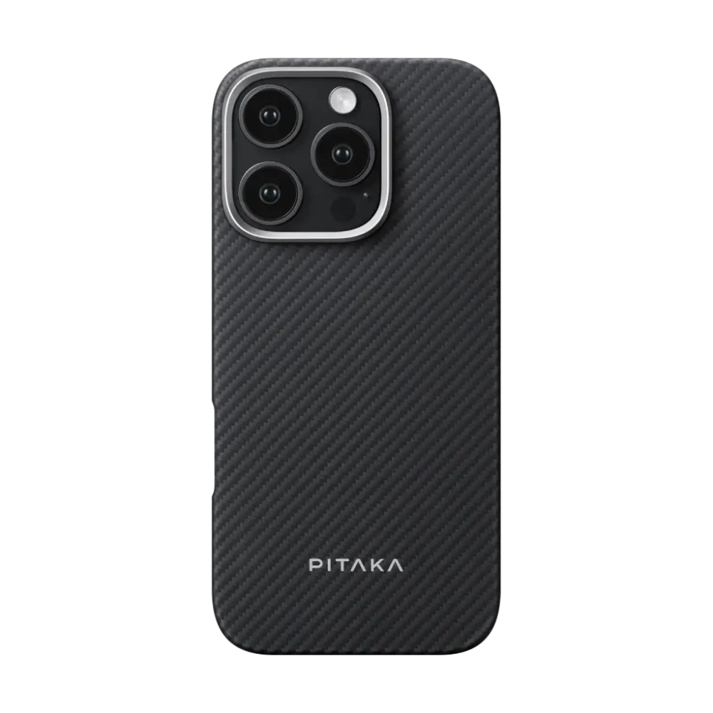 Чехол Pitaka Ultra-Slim Case для iPhone 16 Pro Max, Черный (Black)
