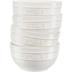 STAUB Набор из 4 чаш для сервировки 12 см слоновая кость EAN 3272340049903