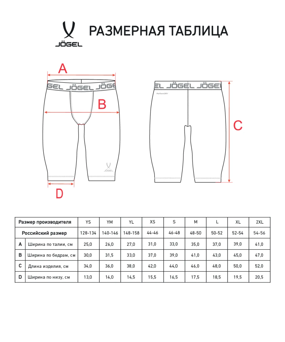 Шорты компрессионные Camp PerFormDRY Tight Short JBL-1300-091, темно-синий/белый