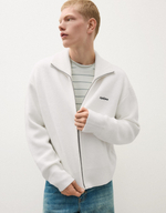 Мужской вязаный кардиган boxy fit на молнии - BERSHKA