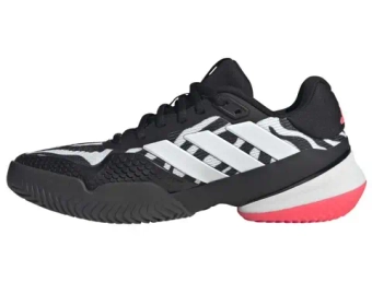 Женские Кроссовки теннисные Adidas Barricade 14 W - core black/cloud white/solar turbo