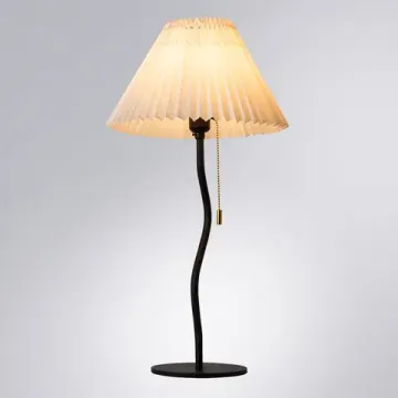 Настольная лампа 1*E27 A5069LT-1BK белый/черный Agatha Arte Lamp