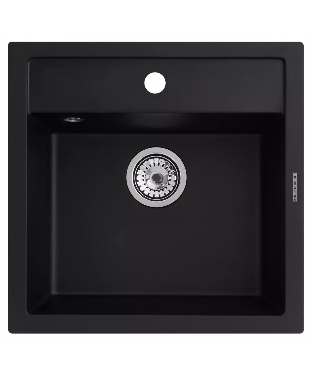 Кухонная мойка Kuppersberg MODENA 1B BLACK METAL фото 