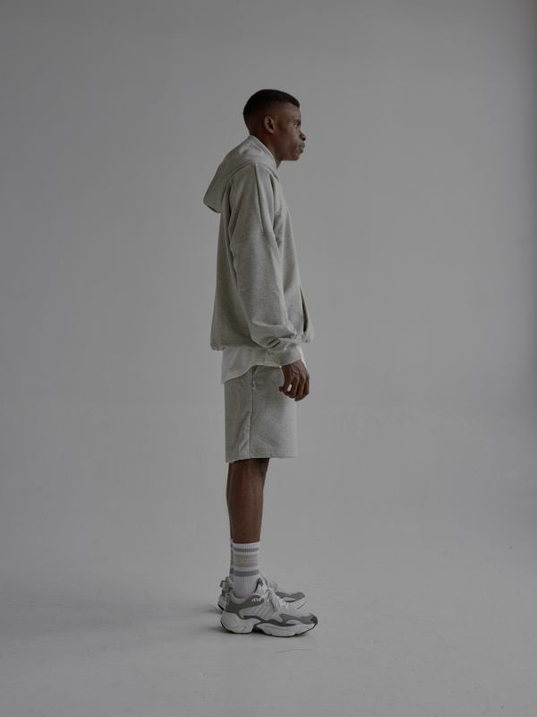 Шорты Wide Shorts LOGO Melange - фото 3