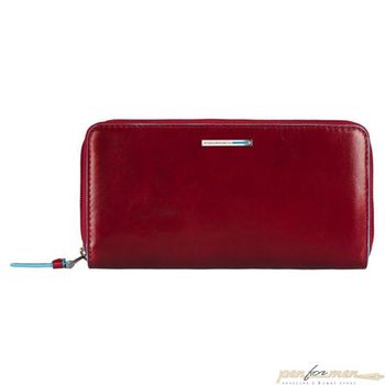 Портмоне Piquadro Blue Square красный телячья кожа (PD3229B2/R)