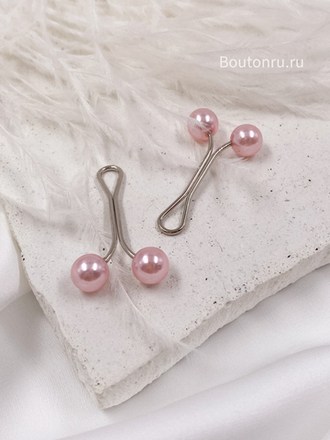 Зажим для платка розового цвета