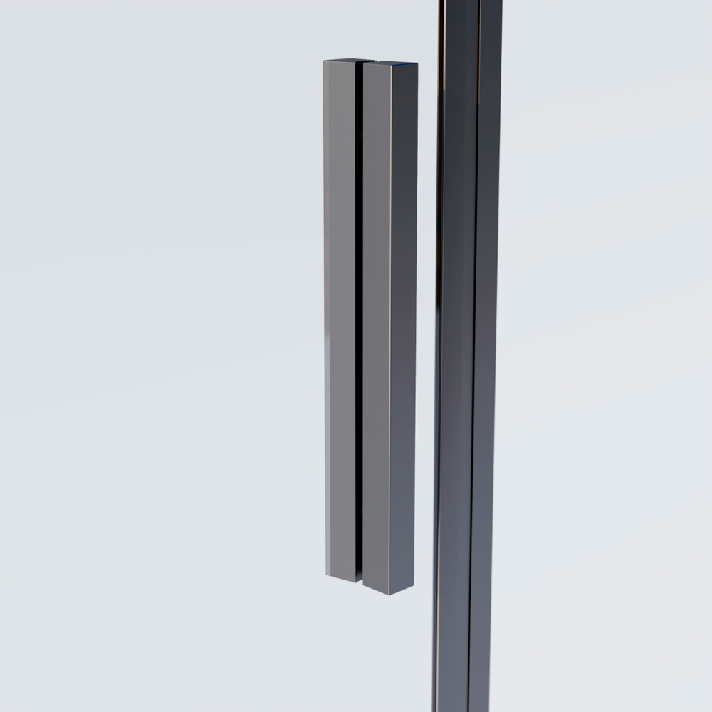 Душевой уголок Vincea Софт 2 (Soft 2) VSR-3SO29012CLGM, 1200*900, вороненая сталь, стекло прозрачное