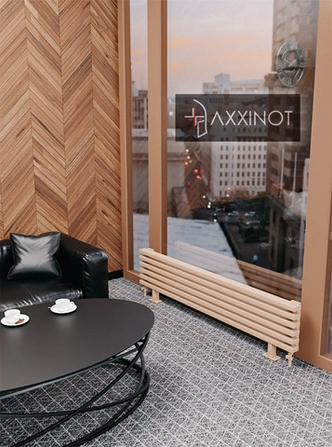Axxinot Cardea ZN 1000 - напольный трубчатый радиатор шириной 1000 мм