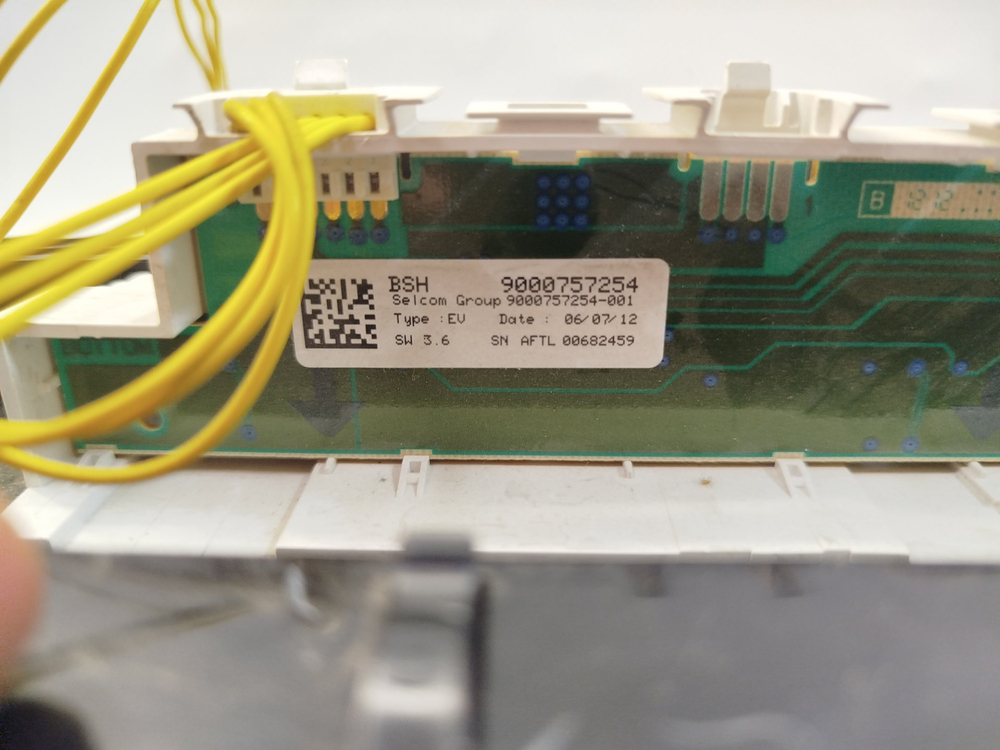 477 Панель и модуль индикации для посудомоечной машины Bosch SilencePlus / BSH 9000757254 б/у