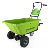 Садовая тележка самоходная Greenworks Арт. 7400007, 40V, 106 л — фото 5