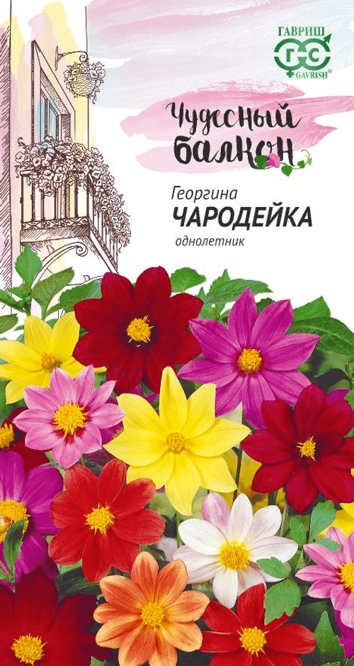 Георгина Чародейка смесь 0,3г серия Чудесный балкон