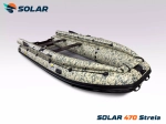 Лодка надувная моторная solar-470 strela jet tunnel (expedition)