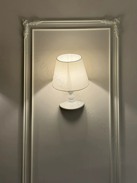 Wall design lamp Titaniс by Charles Trevelyan (white)
