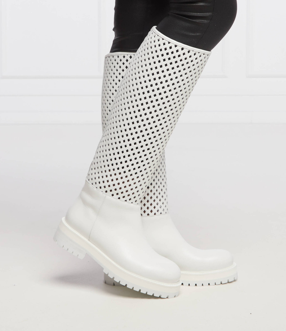 Офицерские сапоги DONDUP - made in Italy - белый(WS248 PL0256D XXX)