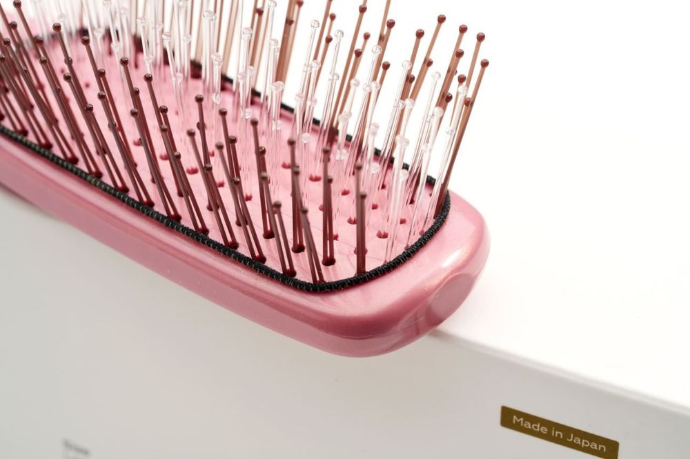 Расческа Majestic Scalp Brush розовый жемчуг (дорожная версия)