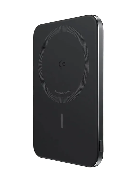 Ультратонкий внешний аккумулятор Anker Nano MagGo (A1665) 5000 мАч, 20W, MagSafe, Qi2, черный