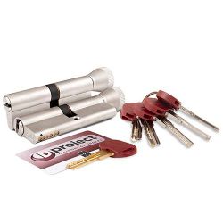 Цилиндровый механизм с вертушкой MOTTURA DPC1F4141 S3 (82 мм/36+10+36) 5+1 никель /35877/