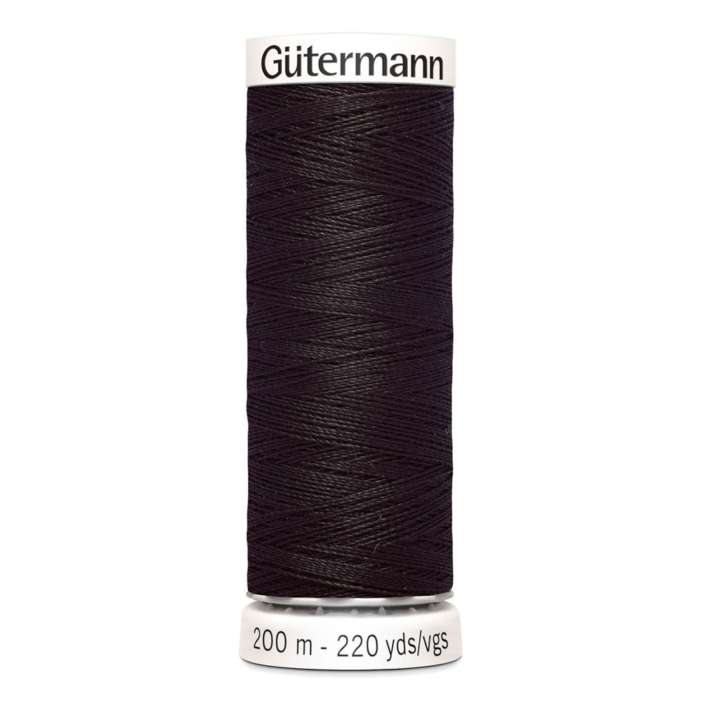 Нить Sew-All 200 м, Gutermann, 682 т.т.коричневый