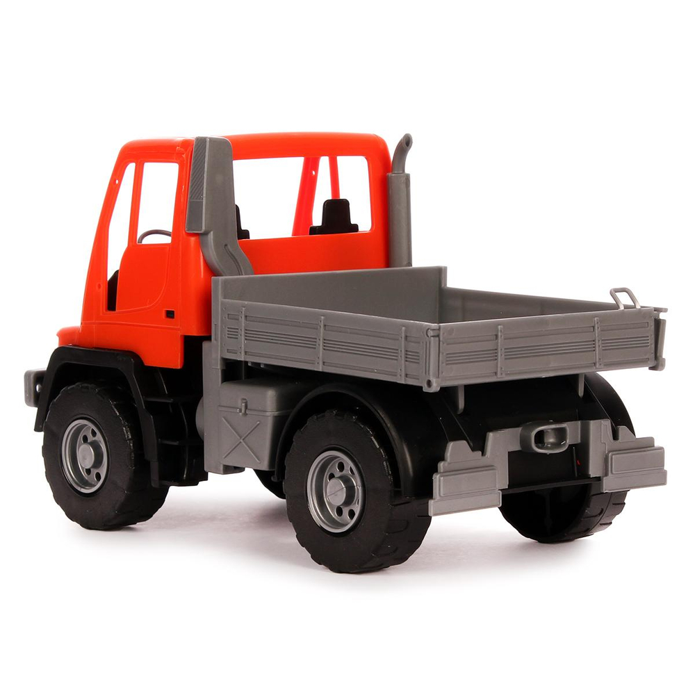 Самосвал бортовой "МЕРСЕДЕС Unimog U 500" 17.5см оранжевый (Лена)