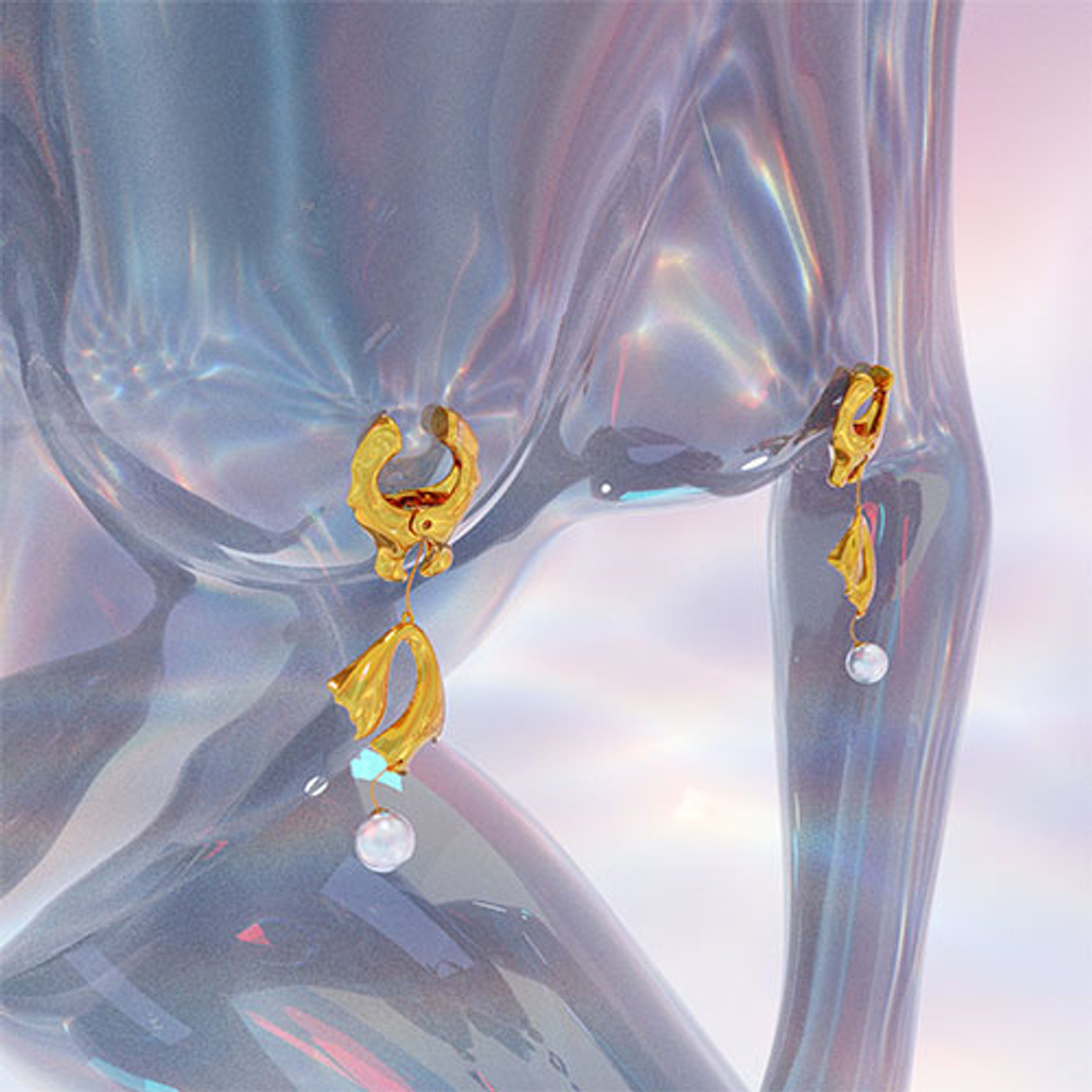 UPKO Зажимы на соски Pearl Nipple Clamps