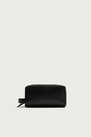 ZARA ОДНОТОННЫЙ НЕСЕССЕР, ЧЕРНЫЙ