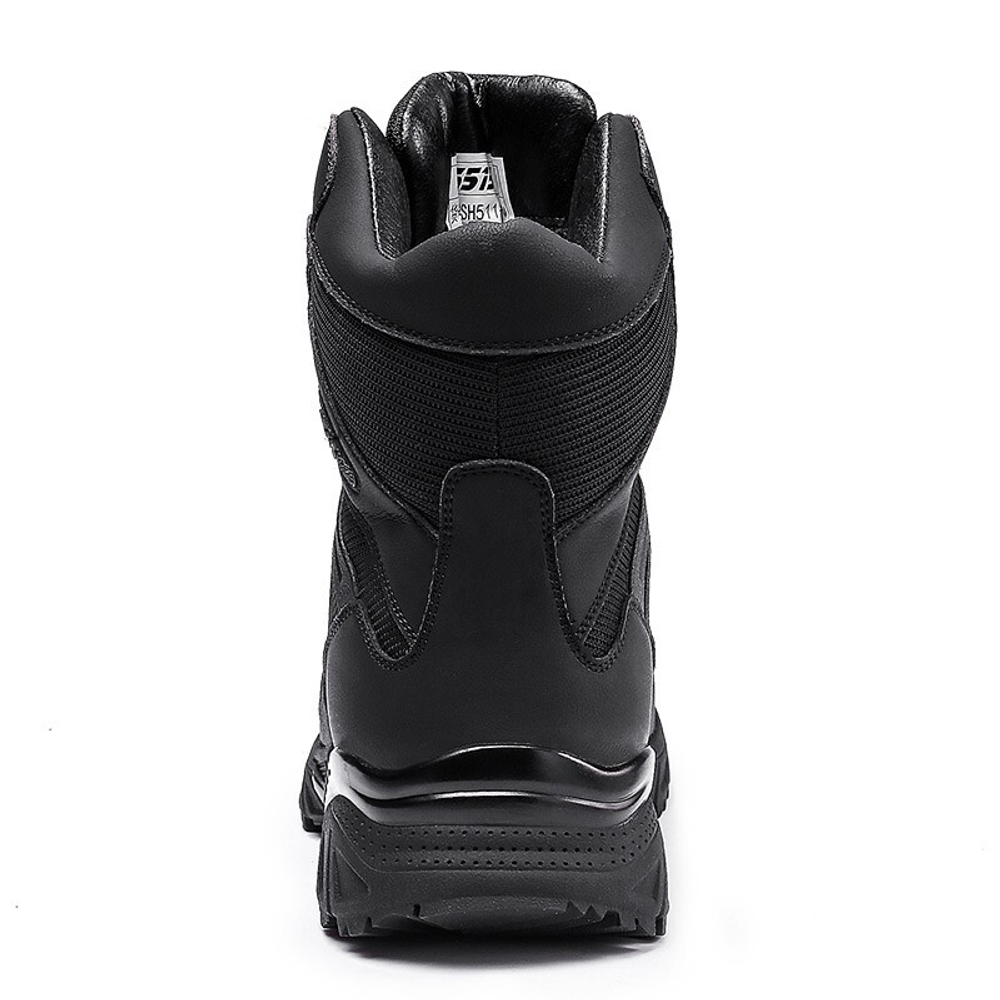QIANGREN 3515 Men"s Boots Genuine Training Boots Men"s Super Light Breathable Lace Up High Top Boots