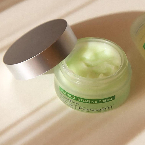 CUSKIN Clean-Up Calming Intensive Cream успокаивающий крем с витамином K