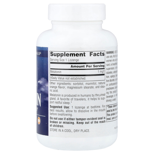 Source Naturals, Sleep Science®, мелатонин, апельсин, 1 мг, 300 пастилок