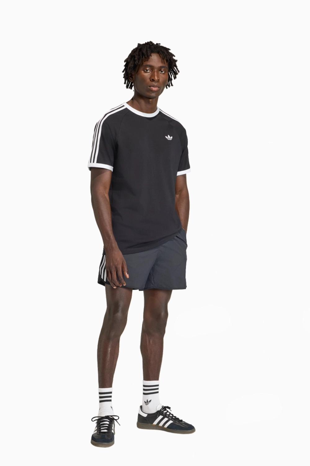 Футболка adidas Originals 3-Stripes - черный