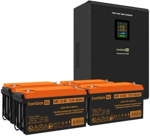 Комплект Exegate SX-3000.LCD.AVR.2SH.T