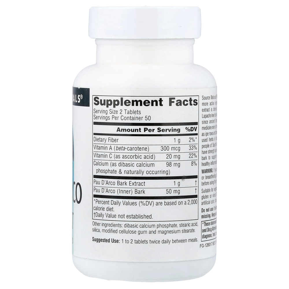 Source Naturals, экстракт муравьиного дерева, 100 таблеток