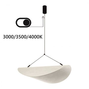 Подвесной светильник LED 26W 3000К/3500К/4000К 7067/36L чёрный/белый Silk Odeon Light