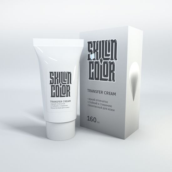 Transfer CREAM SKILLIN COLOR (stencil, трансферный крем Скиллин Колор)