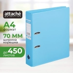 Папка-регистратор Attache Selection (Bantex) коллекция Strong 70 мм голубая ПВХ с технологией Strong Line