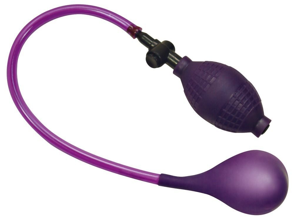Фиолетовый анальный стимулятор с функцией расширения Anal Balloon (Цвет: фиолетовый)
