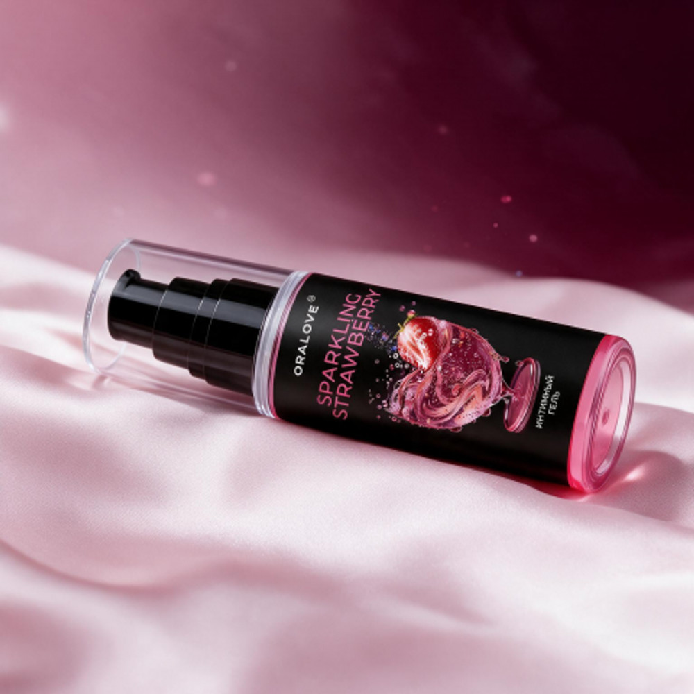 Интимный гель Клубничное шампанское Oralove 60 г