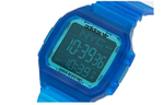 Adidas Originals STREET Wrist Watch Electronic Movement Resin Strap 47 Blue Dial Men"s Watches 50m Water Resistant