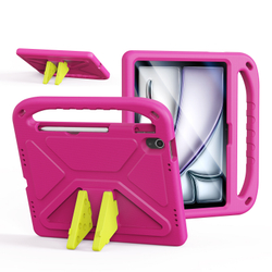 Детский чехол розового цвета на планшет iPad Air 11 (2024-) и Pro 11 (2024-), серия Puff Series Case от Dux Ducis