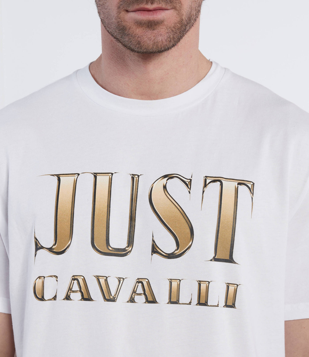 футболка Just Cavalli - белый(S03GC0686 N20663)
