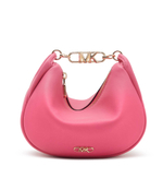 Кожаная сумка хобо Michael Kors - розовый(32H3G8NC1L)