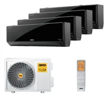 Мультисплит система на 4 комнаты Zanussi ZACS/I-09 HB-BLACK FMI2/N8/In x 4 / ZACO/I-32 H4 FMI2/N8/Out