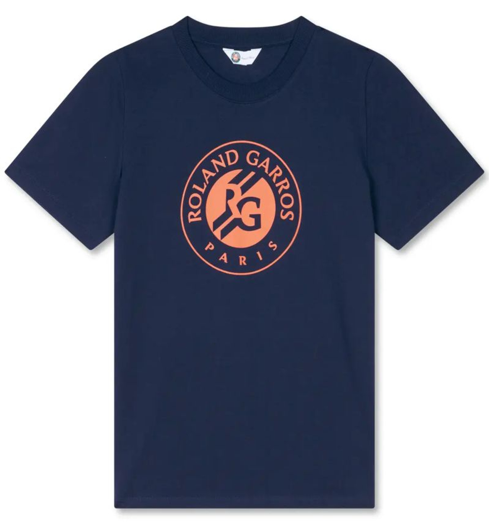 Женская теннисная футболка-поло Roland Garros Logo Tasha — navy