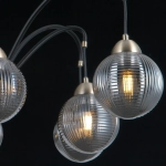 IL0433-8PSQ-79 BK AB светильник потолочный ILLUMICO, E27х8