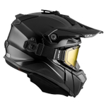 Шлем снегоходный бэккантри   TITAN SOLID с очками CKX 210° TACTICAL, черный