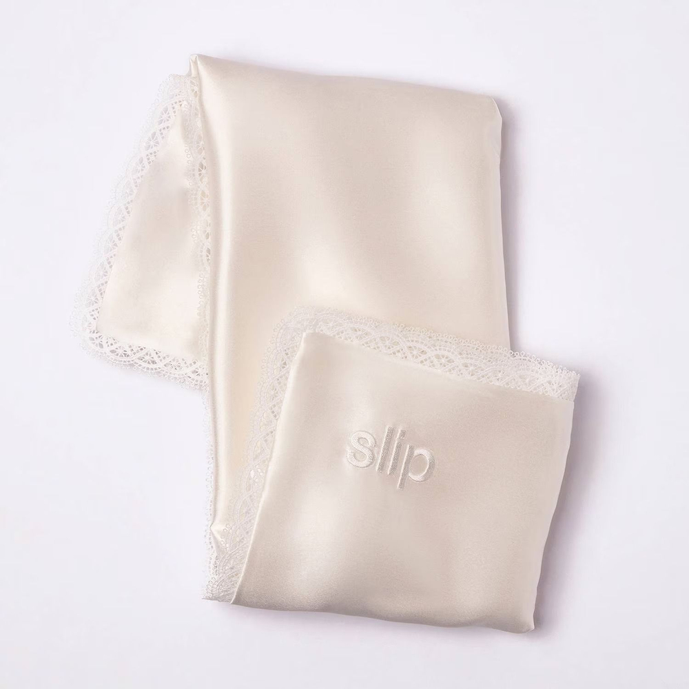 Наволочка из 100% шелка Slip Silk серебряный, 51х76 см