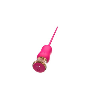 Розовый тонкий стимулятор Nipple Vibrator - 23 см. (Цвет: розовый)